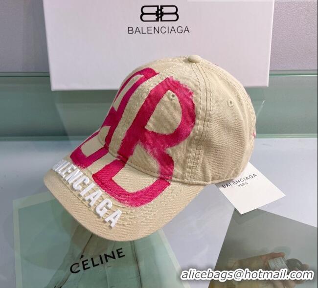 Good Taste Balenciaga BB Baseball hat BA3126 Beige 2022