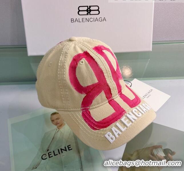 Good Taste Balenciaga BB Baseball hat BA3126 Beige 2022