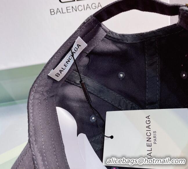 Best Quality Balenciaga BB Baseball hat BA3126 Grey 2022