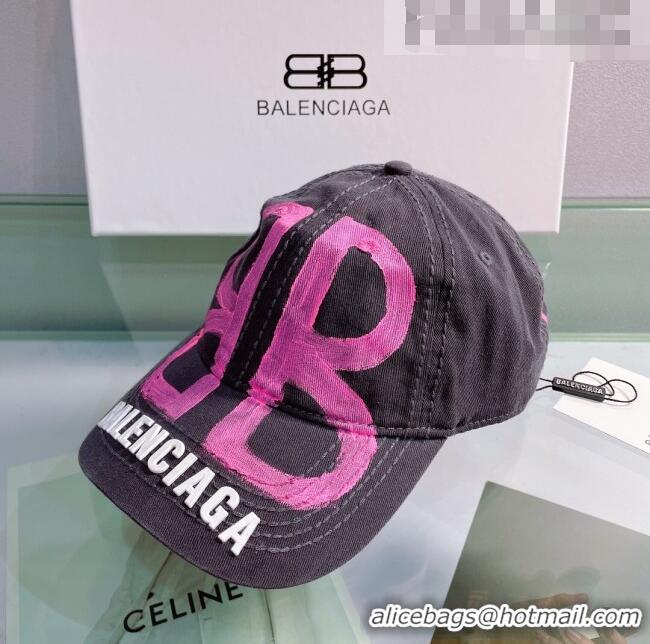 Best Quality Balenciaga BB Baseball hat BA3126 Grey 2022