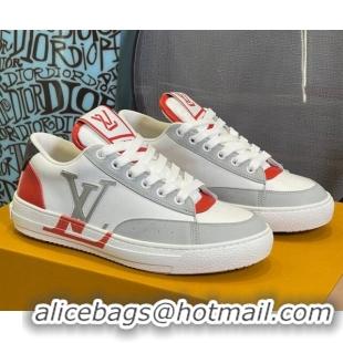 Discount Louis Vuitton Charlie Low-top Sneakers Red 0719114