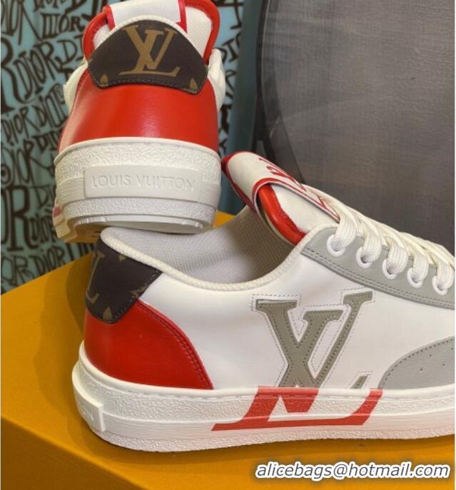 Discount Louis Vuitton Charlie Low-top Sneakers Red 0719114