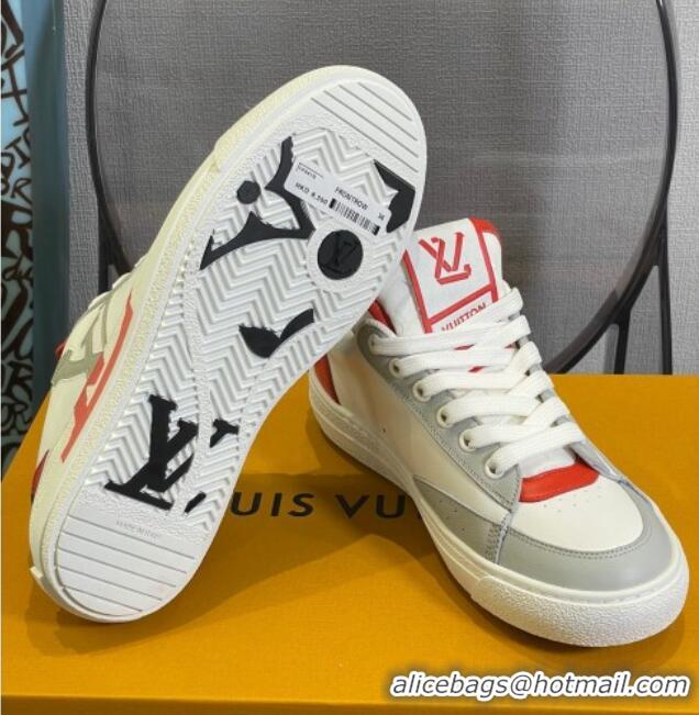 Discount Louis Vuitton Charlie Low-top Sneakers Red 0719114