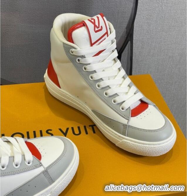 Best Price Louis Vuitton Charlie High-top Sneakers Red 0719115