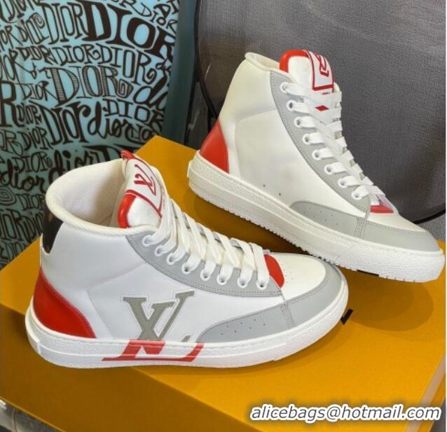 Best Price Louis Vuitton Charlie High-top Sneakers Red 0719115