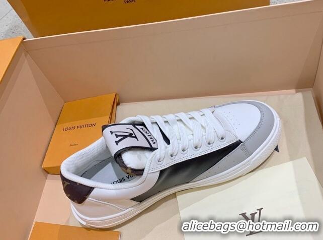 Stylish Louis Vuitton Charlie LOVE Low-top Sneakers White/Grey 072001