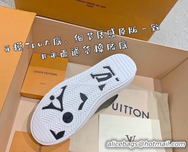 Grade Quality Louis Vuitton Charlie LOVE High-top Sneakers White/Grey 072002