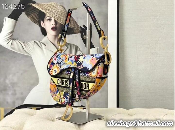 Famous Brand Dior SADDLE BAG Embroidery M0446