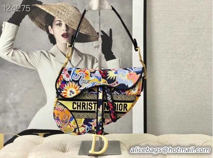 Famous Brand Dior SADDLE BAG Embroidery M0446