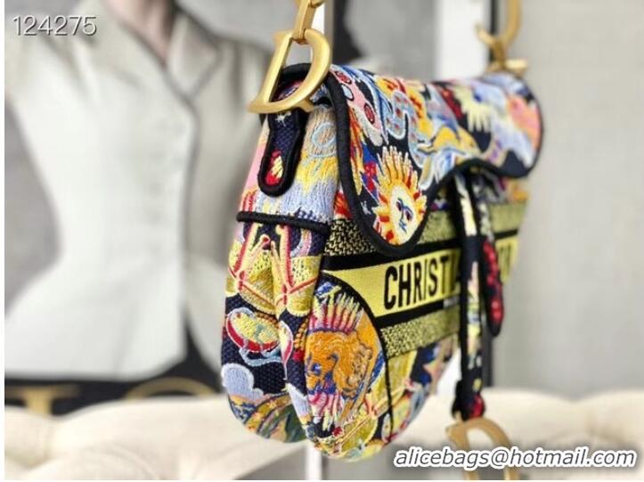 Famous Brand Dior SADDLE BAG Embroidery M0446