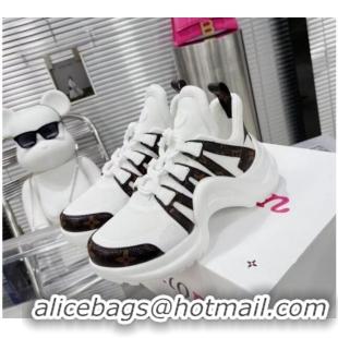 Low Price Louis Vuitton LV Archlight Mesh Sneakers 81801 White 0818066