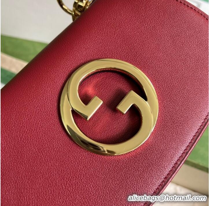 Buy Inexpensive Gucci Blondie mini bag 698643 Burgundy