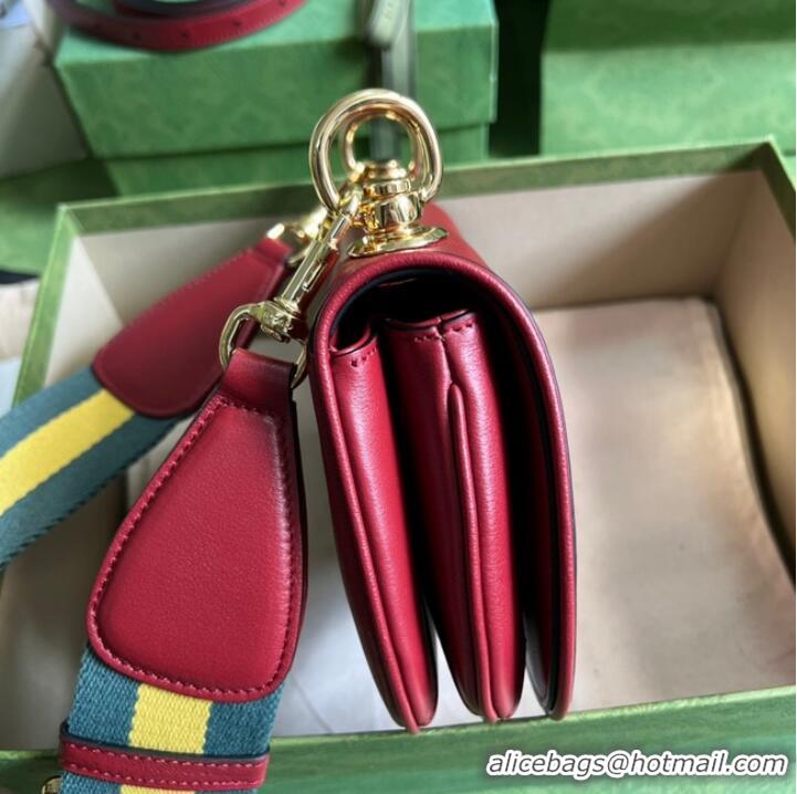 Buy Inexpensive Gucci Blondie mini bag 698643 Burgundy