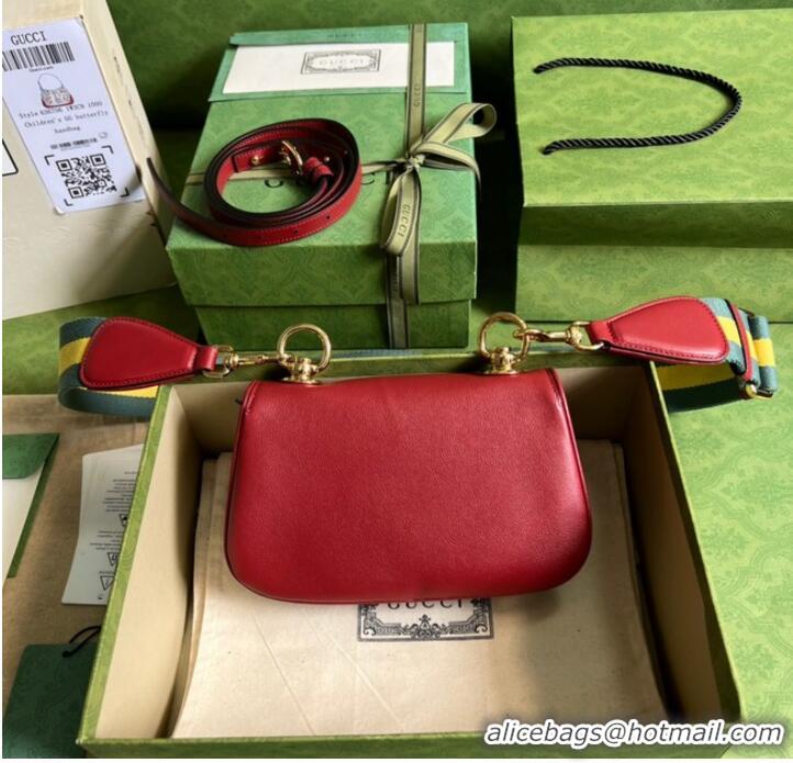 Buy Inexpensive Gucci Blondie mini bag 698643 Burgundy