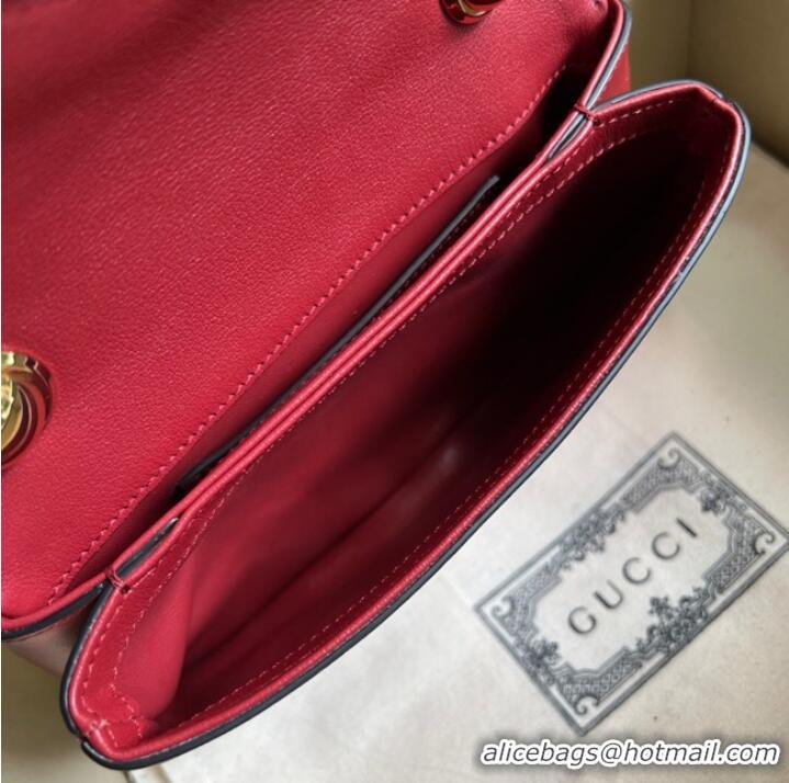 Buy Inexpensive Gucci Blondie mini bag 698643 Burgundy