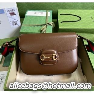 Affordable Price Gucci Horsebit 1955 shoulder bag 700457 Brown