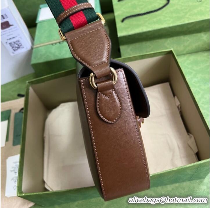 Affordable Price Gucci Horsebit 1955 shoulder bag 700457 Brown