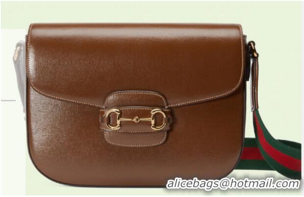 Affordable Price Gucci Horsebit 1955 shoulder bag 700457 Brown