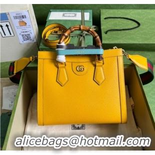 New Style Gucci Diana small tote bag 702721 yellow