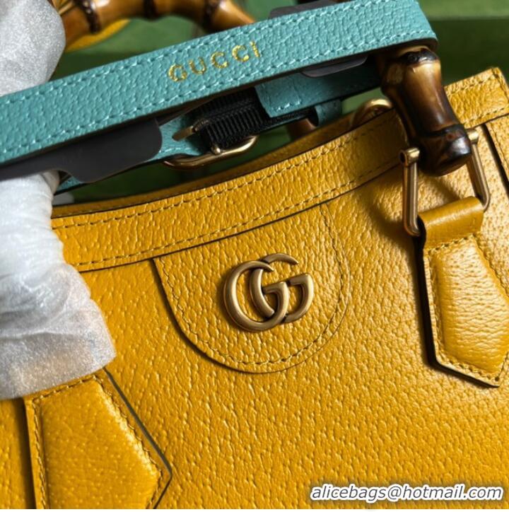 Unique Style Gucci Diana mini tote bag 702732 yellow