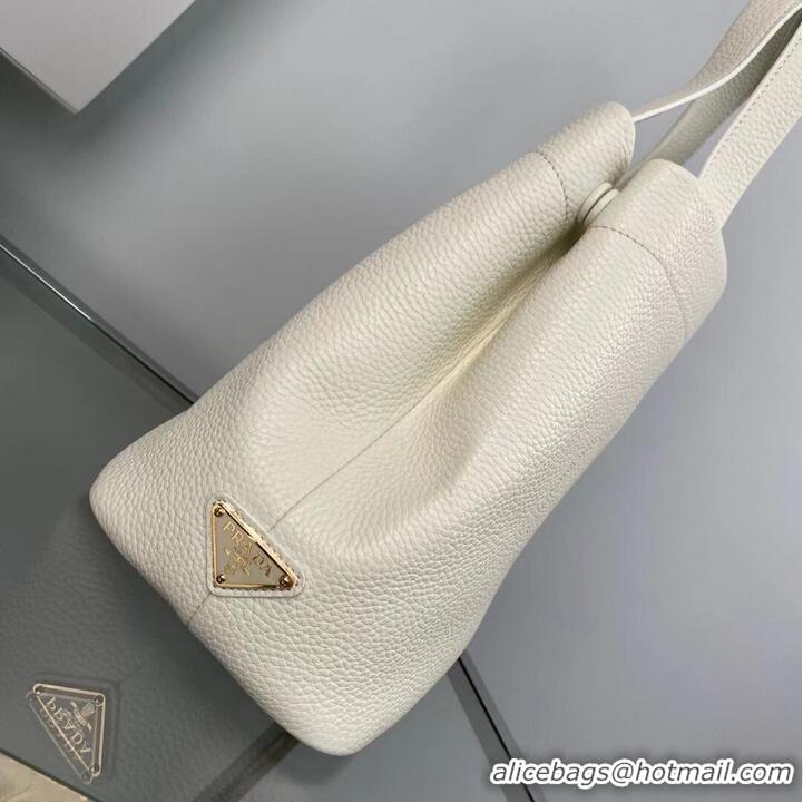 Top Quality Prada leather tote bag 1AG833 white