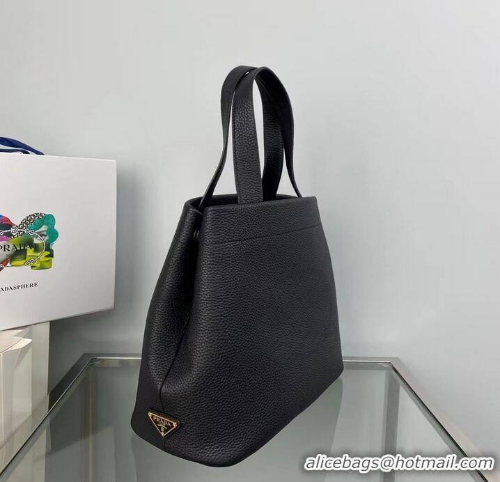 Popular Style Prada leather tote bag 1AG833 black