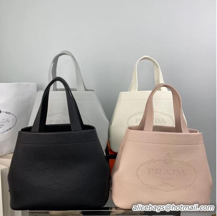 Good Product Prada leather tote bag 1AG833 gray