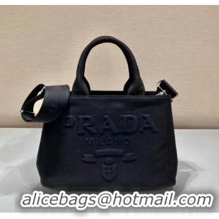 Famous Brand Prada cloth tote bag 1BA499 black