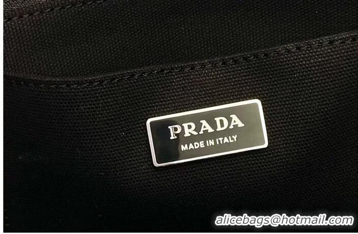 Famous Brand Prada cloth tote bag 1BA499 black