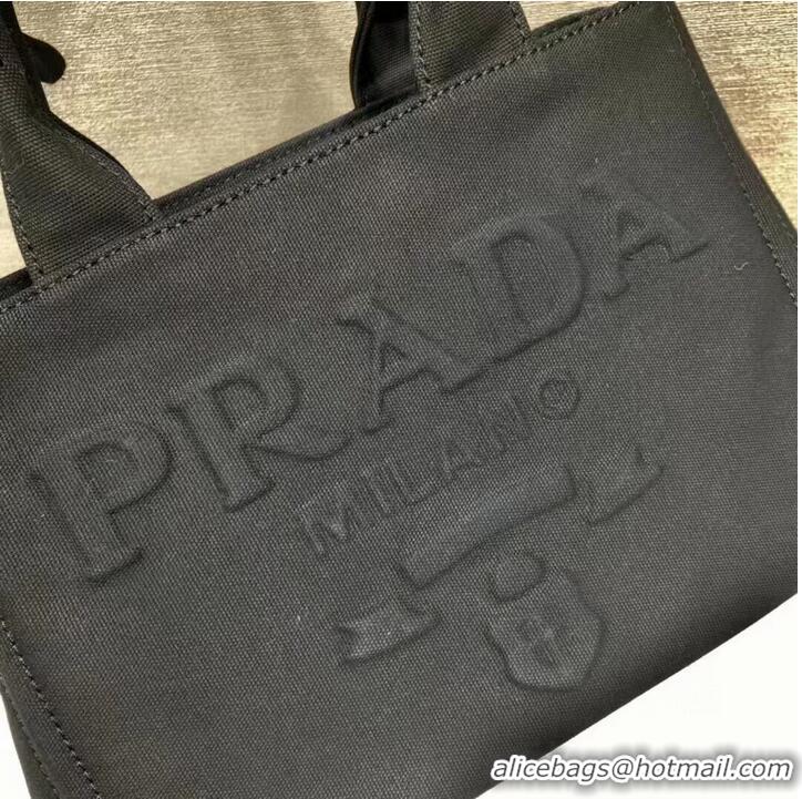 Famous Brand Prada cloth tote bag 1BA499 black