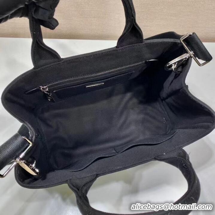 Famous Brand Prada cloth tote bag 1BA499 black