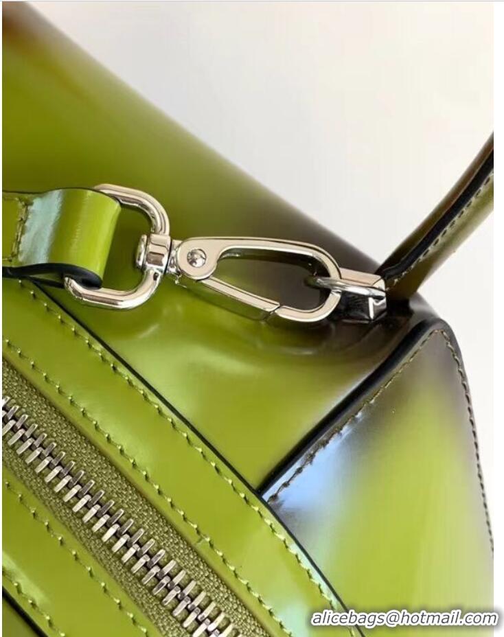 Unique Grade Prada leather tote bag 1BD663A green