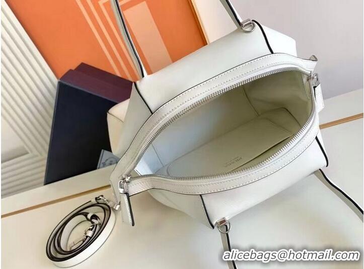 Traditional Specials Prada leather tote bag 1BD663 white