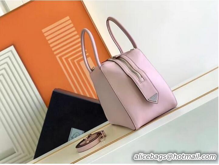 Promotional Prada leather tote bag 1BD663 pink