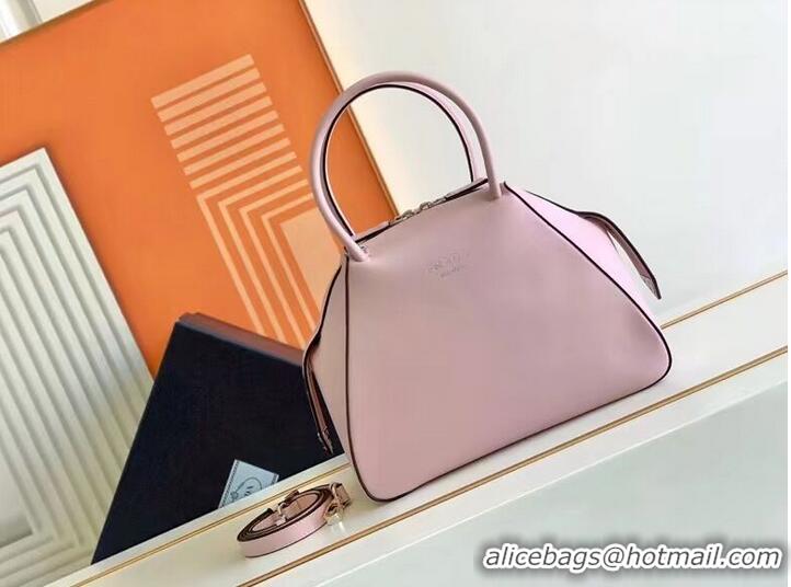 Promotional Prada leather tote bag 1BD663 pink