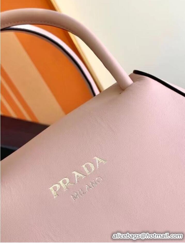 Promotional Prada leather tote bag 1BD663 pink