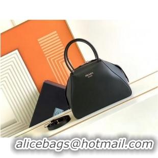 Good Product Prada leather tote bag 1BD663 black