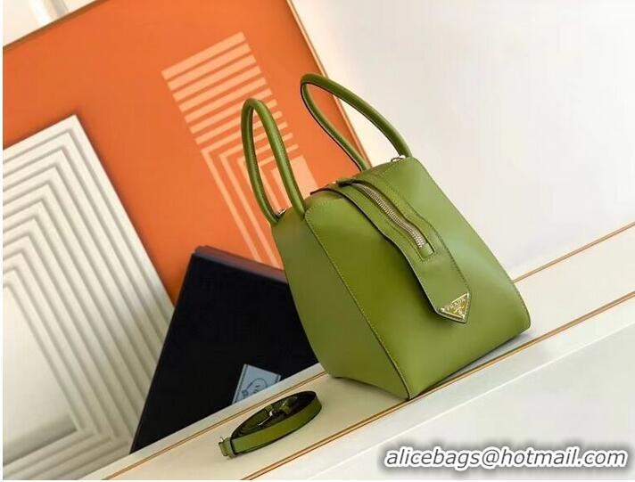 Grade Quality Prada leather tote bag 1BD663 green