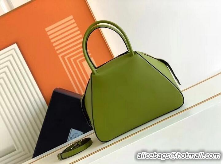 Grade Quality Prada leather tote bag 1BD663 green