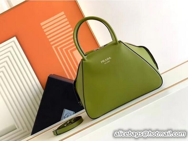 Grade Quality Prada leather tote bag 1BD663 green