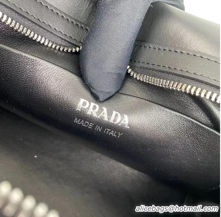 Good Product Prada leather tote bag 1BD665 black