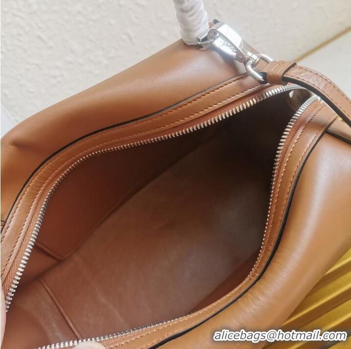 Top Design Prada leather tote bag 1BD665 caramel