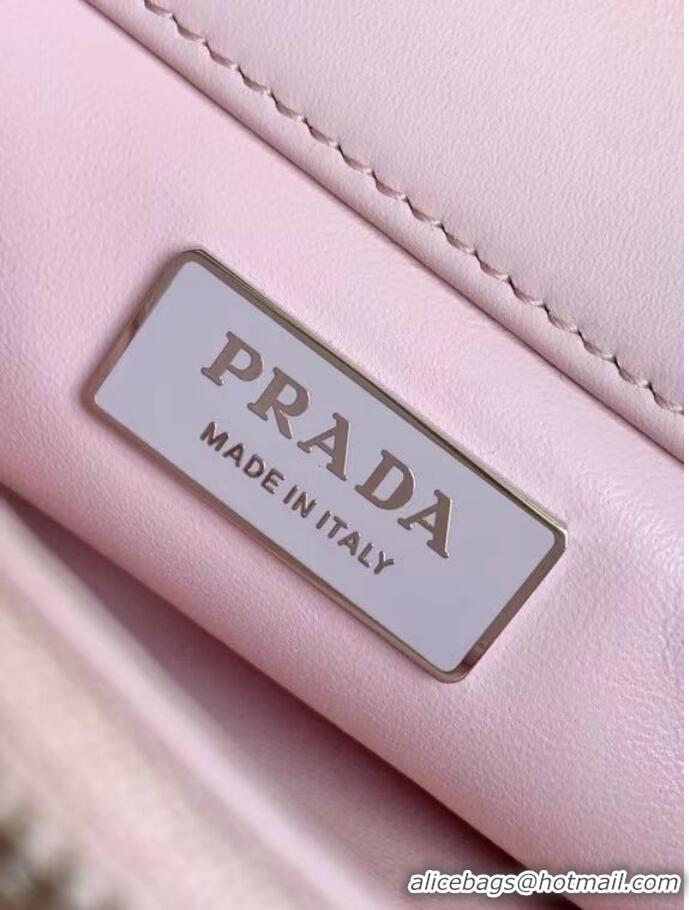 Buy Inexpensive Prada leather Top Handle 1BD866 pink