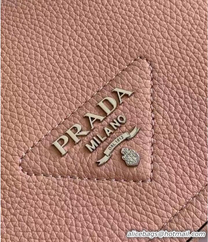 Famous Brand Prada Leather bag with shoulder strap 1DB443 pink