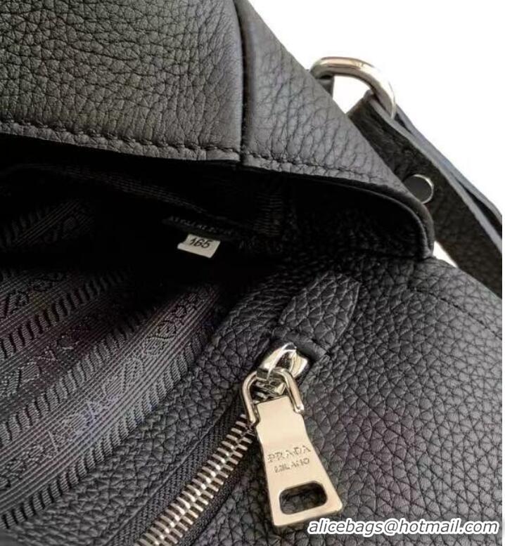 Promotional Prada Leather bag with shoulder strap 1DB443 black