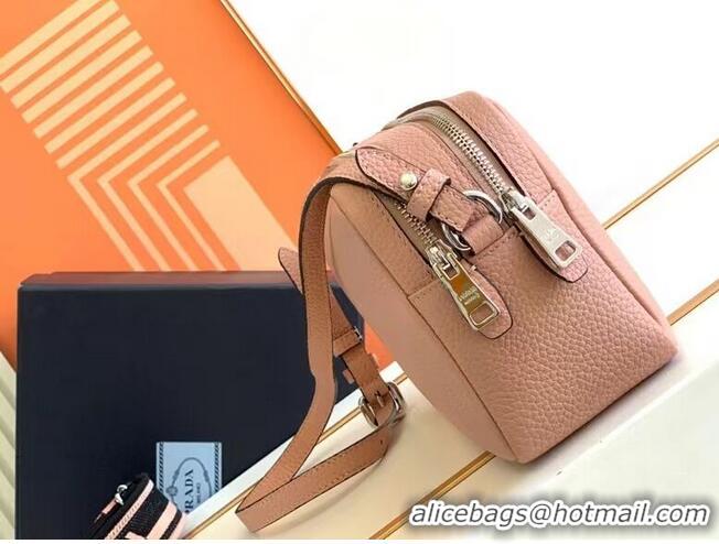 Promotional Prada Leather bag with shoulder strap 1DB820 pink