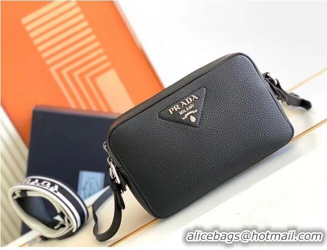 Affordable Price Prada Leather bag with shoulder strap 1DB820 black