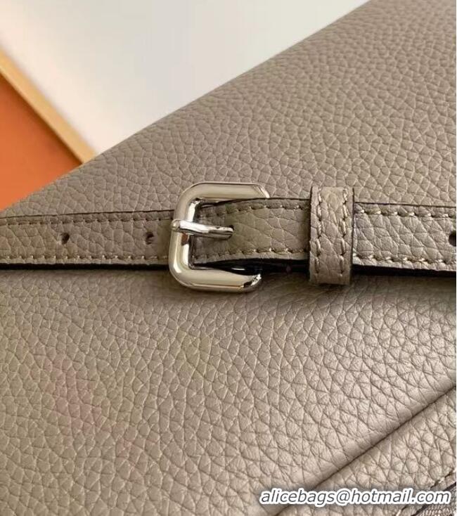 New Fashion Prada Leather bag with shoulder strap 1DB820 gray