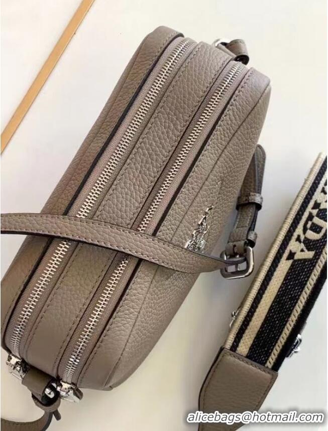 New Fashion Prada Leather bag with shoulder strap 1DB820 gray