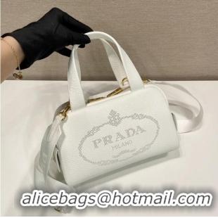 Luxurious Grade Prada leather tote bag 1DH770 white